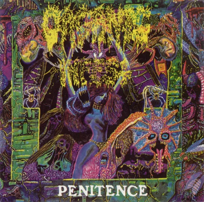 Official album cover art for the release Penitence by Organic Infest