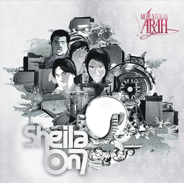 Official album cover art for the release Menentukan Arah by Sheila on 7