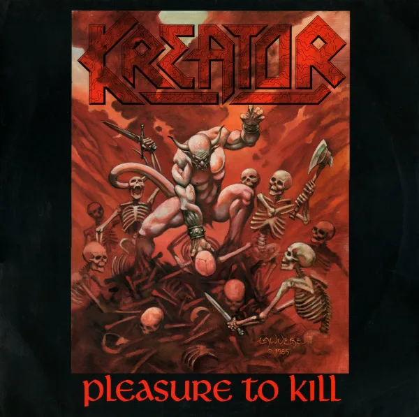 Death Is Your Saviour song track artwork featured on the album Pleasure to Kill by Kreator