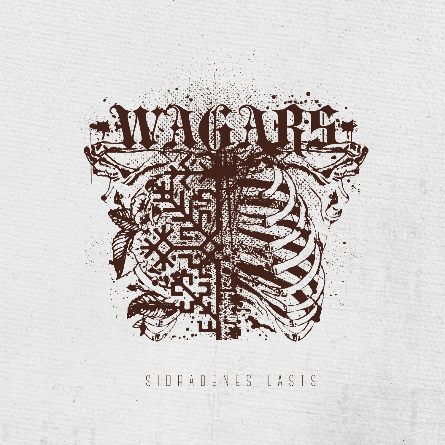 Official album cover art for the release Sidrabenes lāsts by Wagars