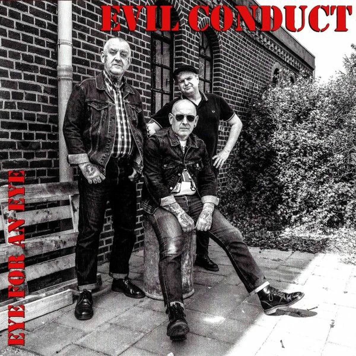 Official album cover art for the release Eye for an Eye by Evil Conduct