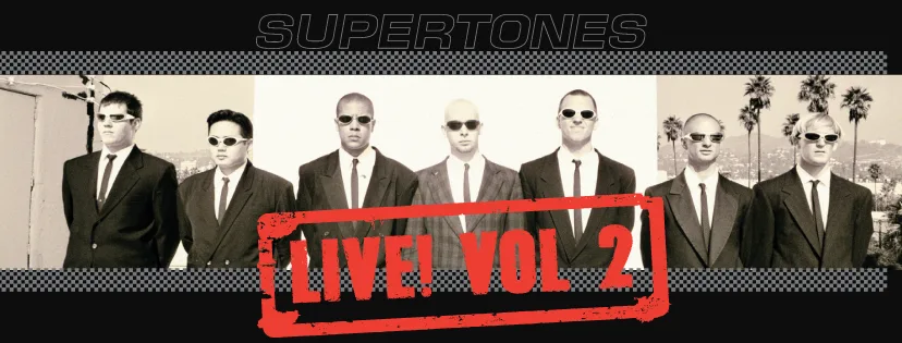 Official album cover art for the release LIVE! Vol. 2 by The O.C. Supertones