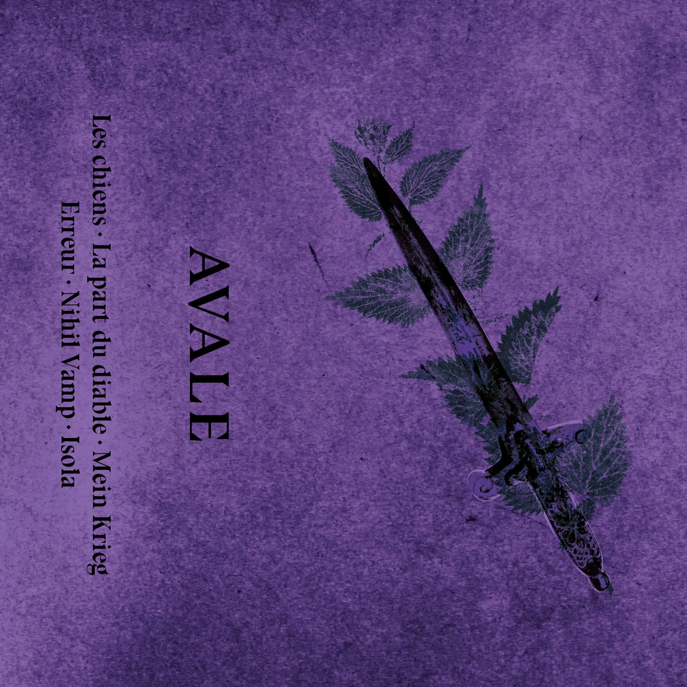Official album cover art for the release AVALE by AVALE