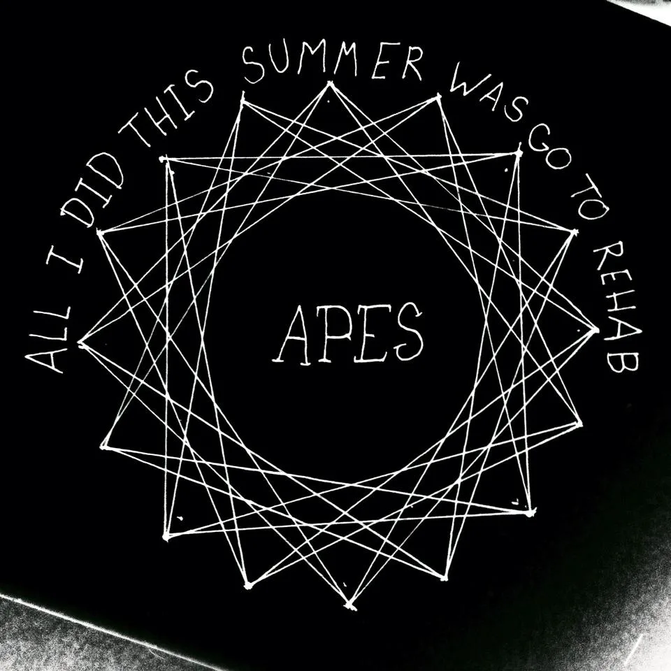 Official album cover art for the release All I Did This Summer Was Go to Rehab by Apes of the State
