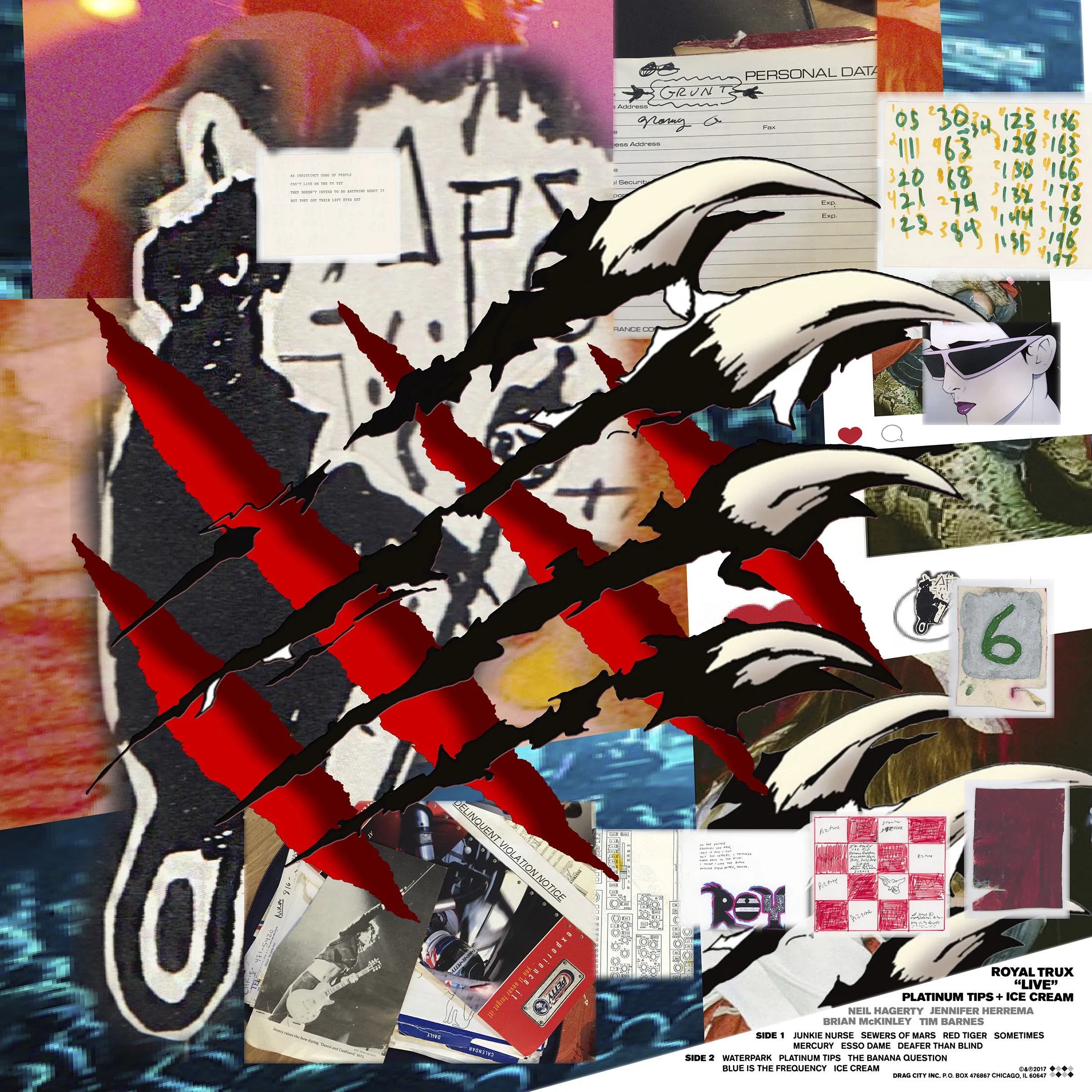 Official album cover artwork for Platinum Tips + Ice Cream by Royal Trux