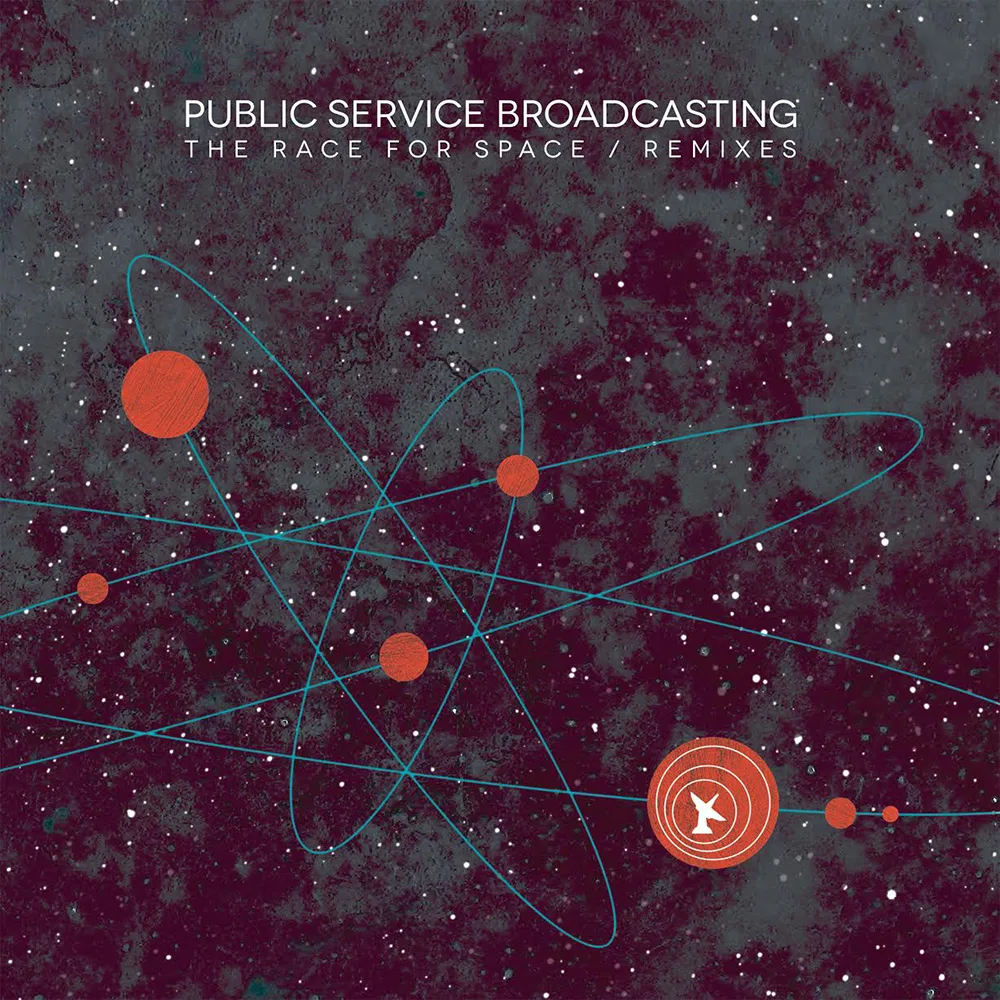 Official album cover artwork for The Race for Space / Remixes by Public Service Broadcasting