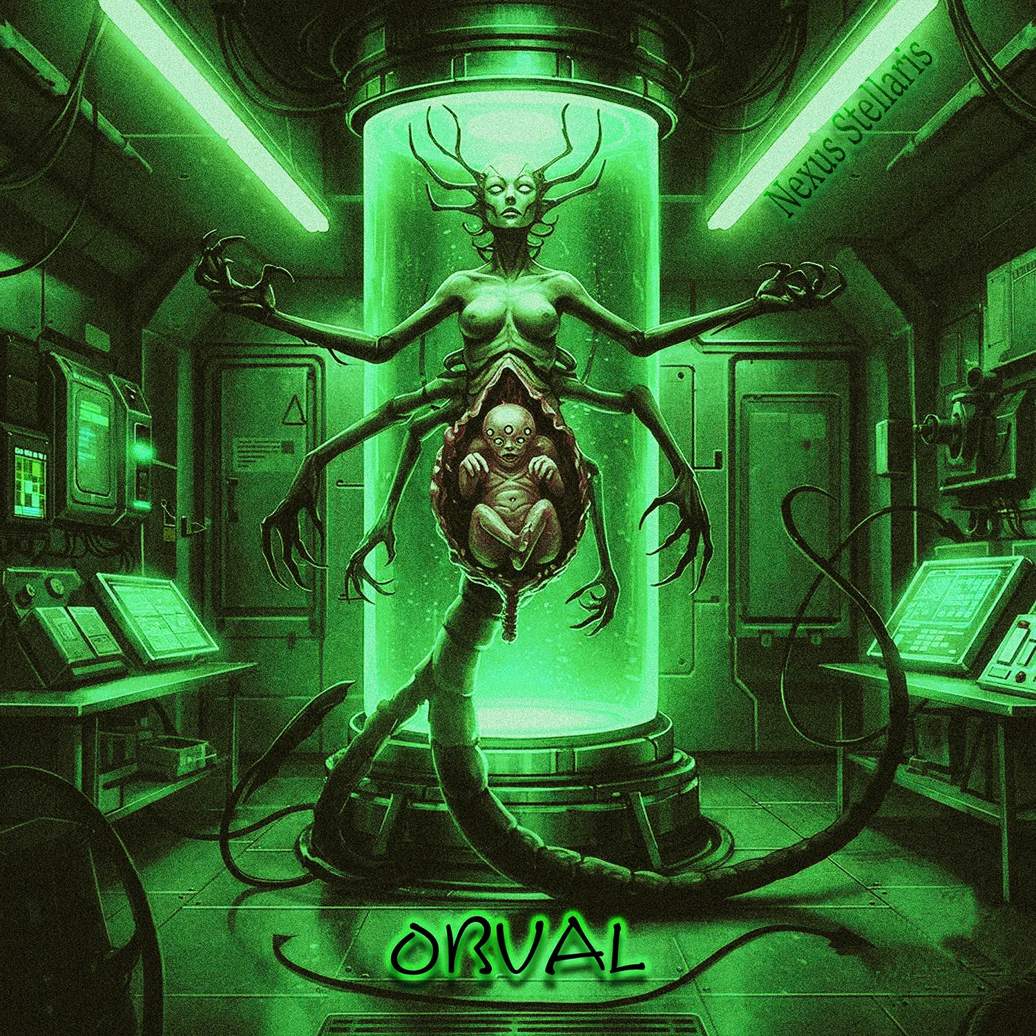 Official album cover art for the release Nexus Stellaris by Obval
