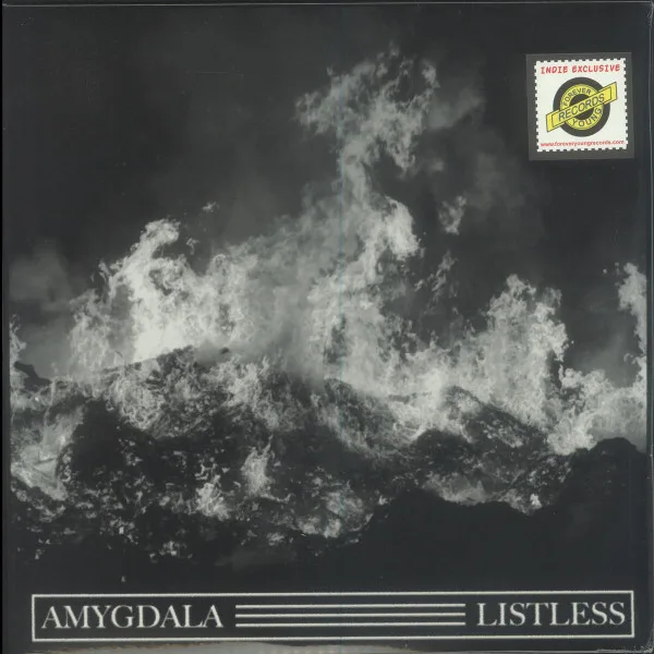 Official album cover art for the release Amygdala / Listless by Amygdala
