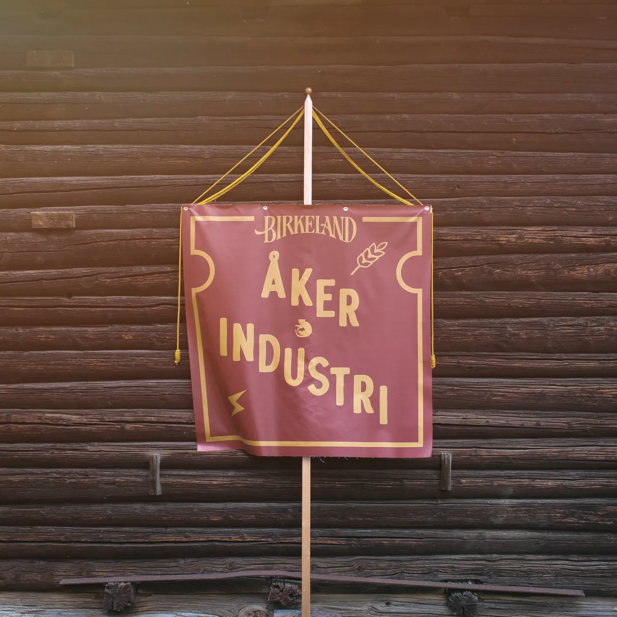 Official album cover art for the release Åker og industri by Birkeland