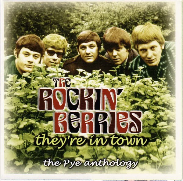 Official album cover art for the release They're in Town: The Pye Anthology by The Rockin’ Berries