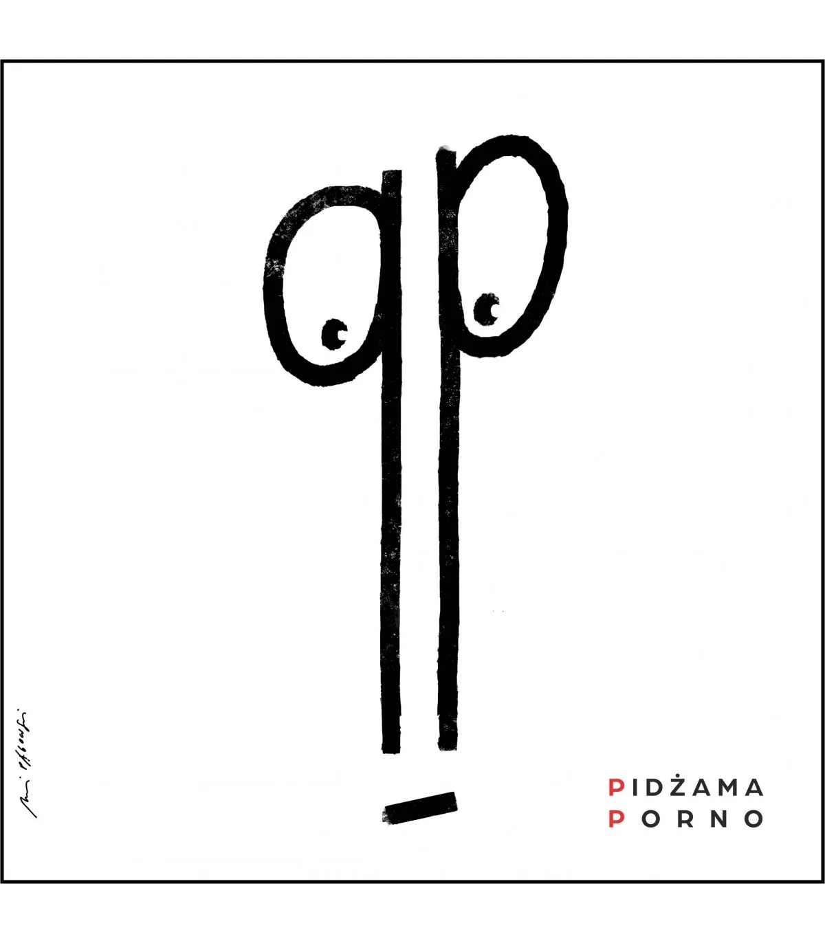 Official album cover art for the release PP by Pidżama Porno