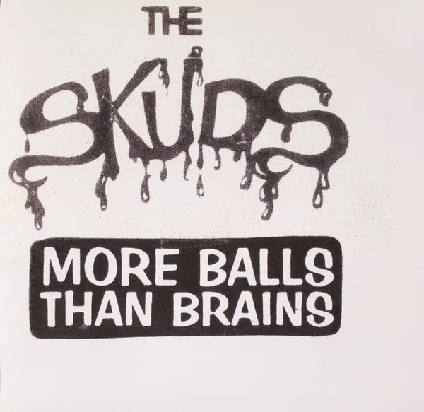 Official album cover art for the release More Balls Than Brains by The Skuds