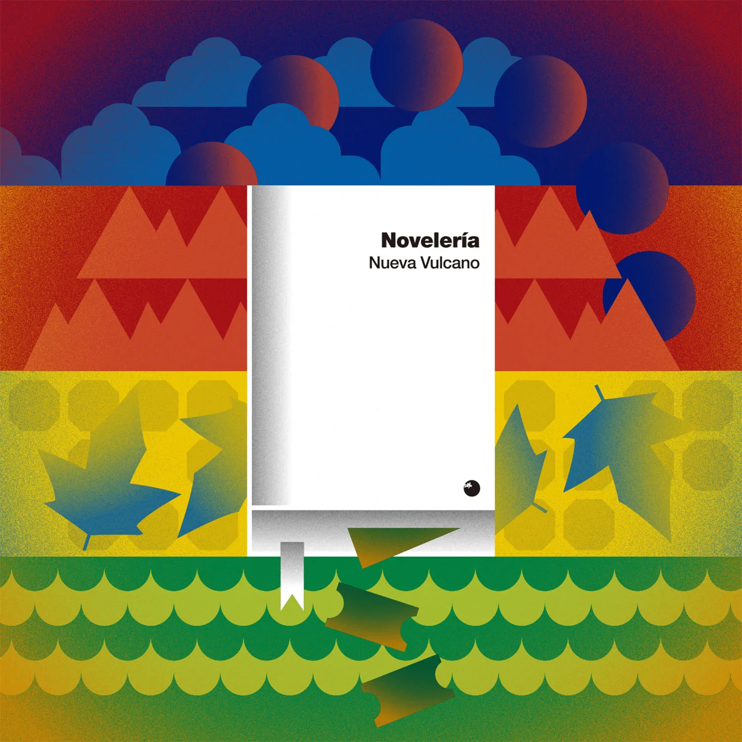 Official album cover art for the release Novelería by Nueva Vulcano