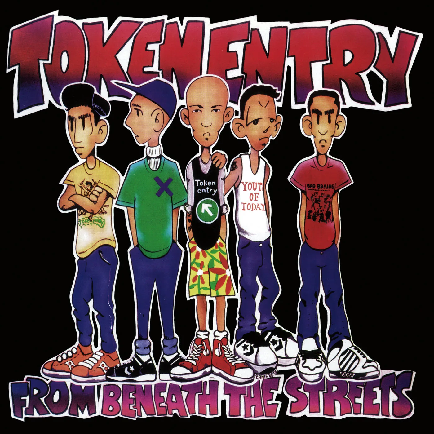Official album cover art for the release From Beneath the Streets by Token Entry