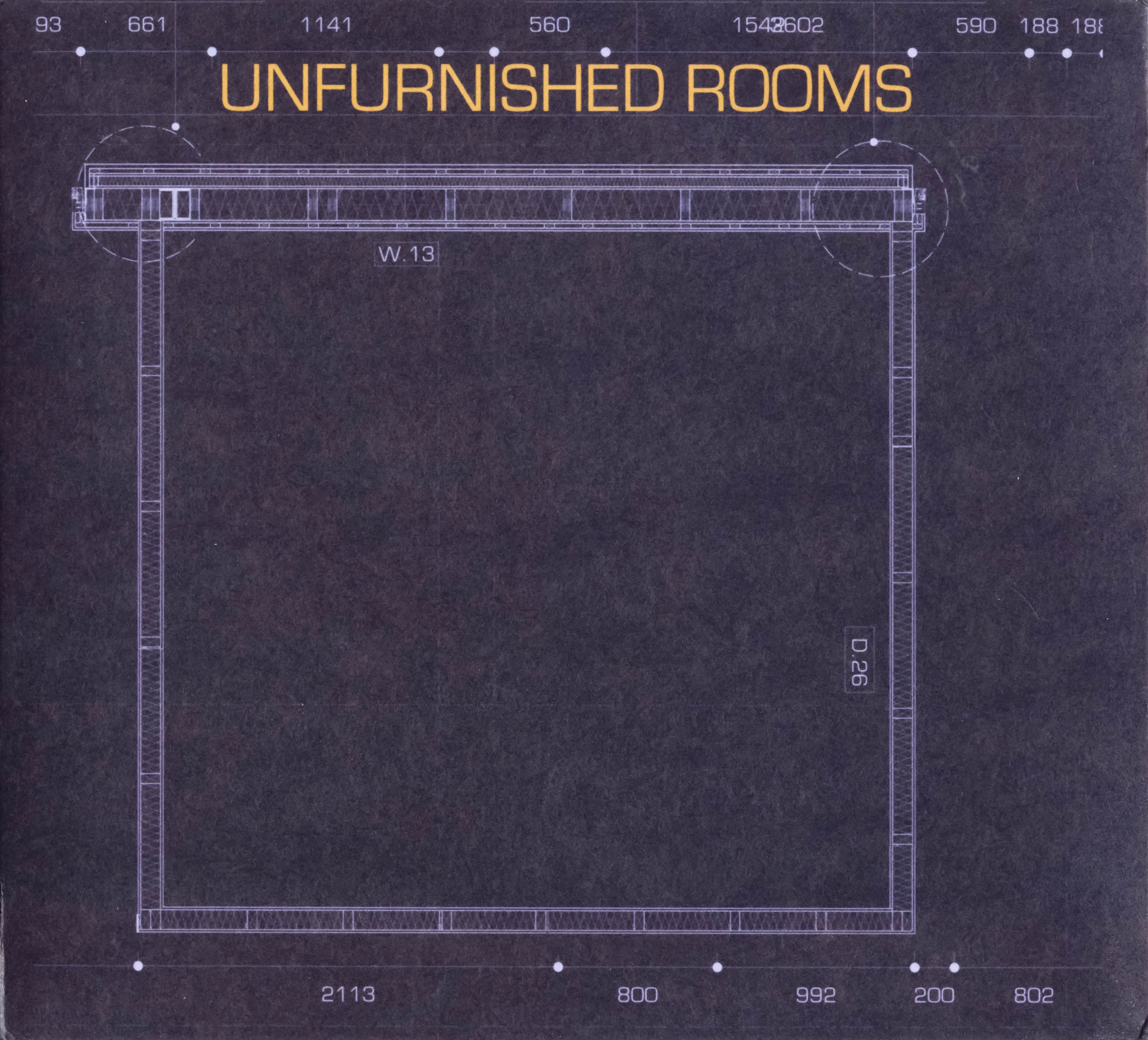 Official album cover artwork for Unfurnished Rooms by Blancmange
