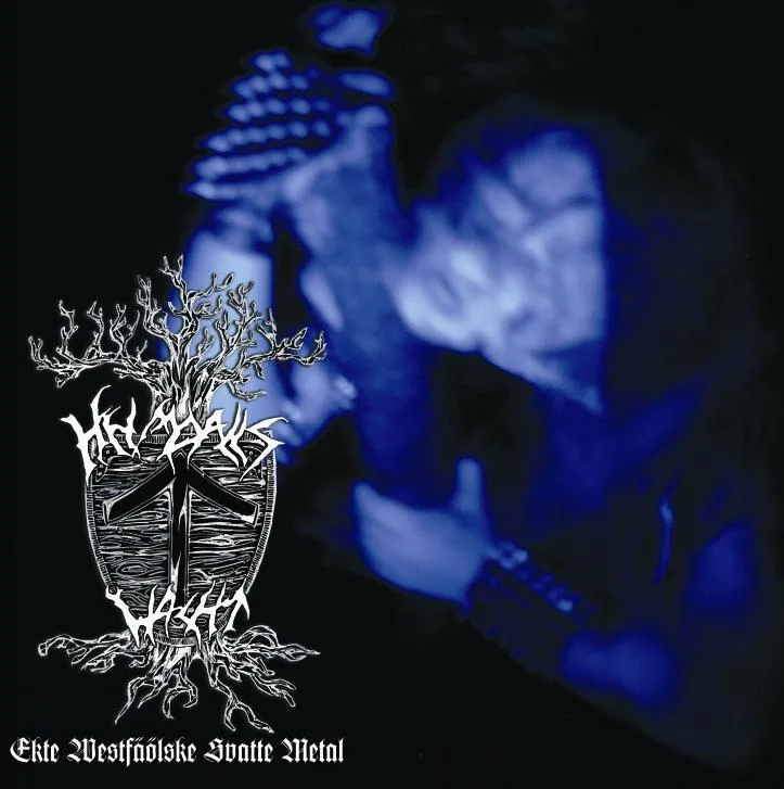Official album cover art for the release Ekte Westfäölske Svatte Metal by Heimdalls Wacht