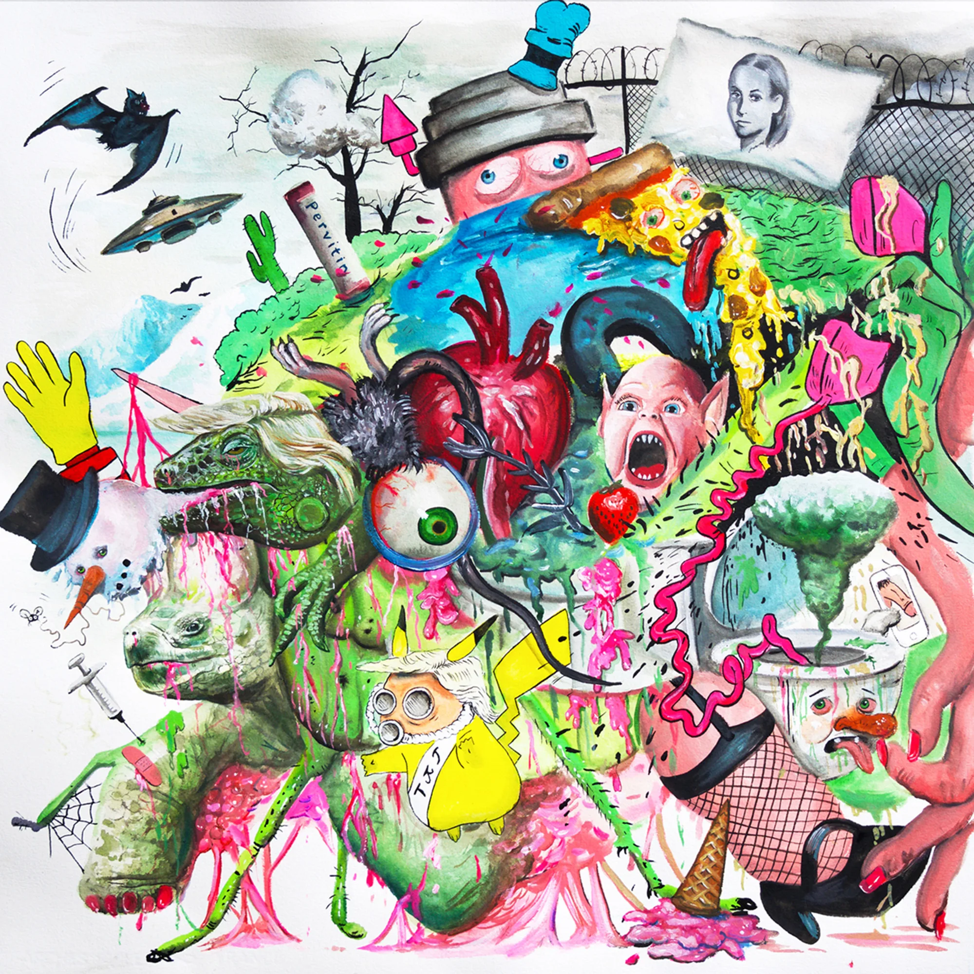 Official album cover art for the release Braindrops by Tropical Fuck Storm