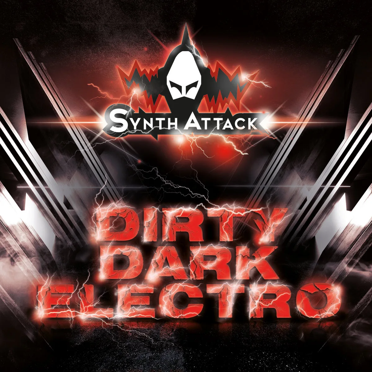 Official album cover art for the release Dirty Dark Electro by SynthAttack