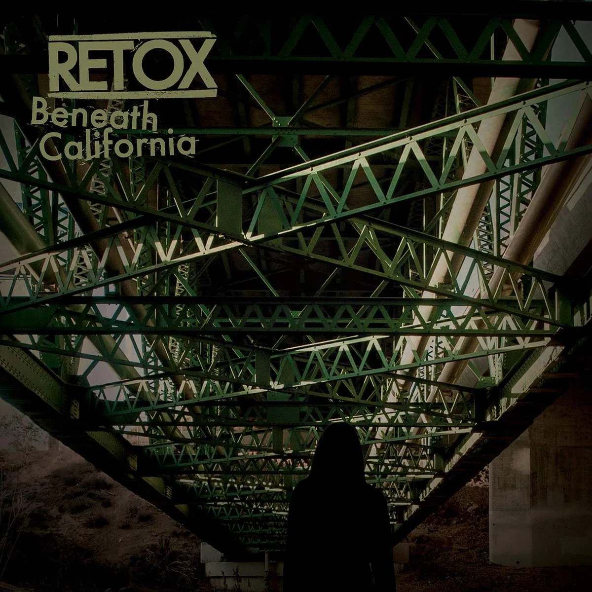 Official album cover art for the release Beneath California by Retox
