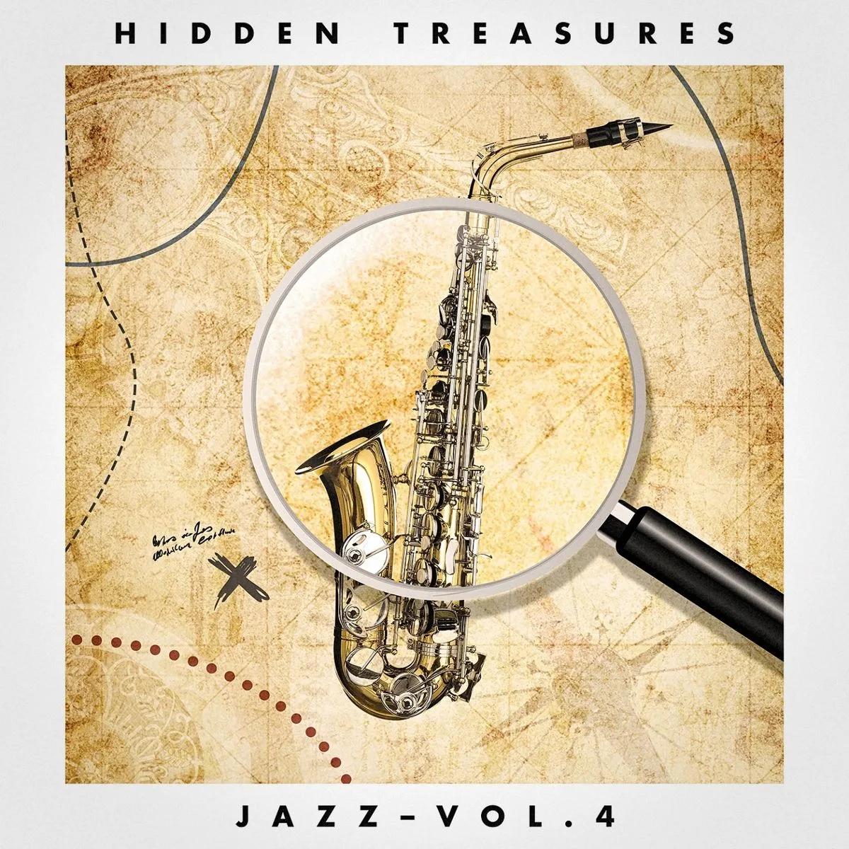 Official album cover art for the release Hidden Treasures: Jazz, Vol. 4 by [re:jazz]