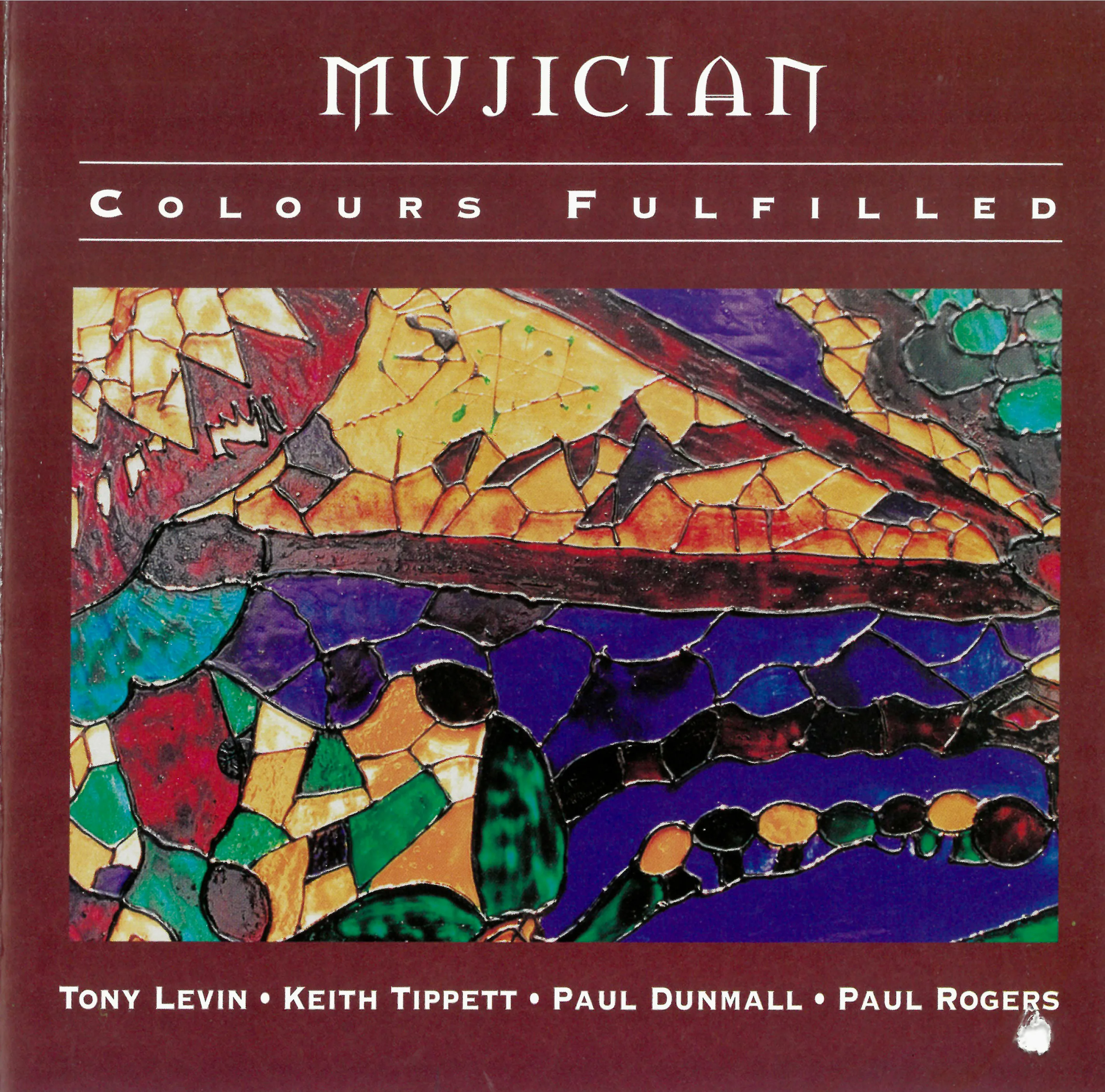 Official album cover art for the release Colours Fulfilled by Mujician