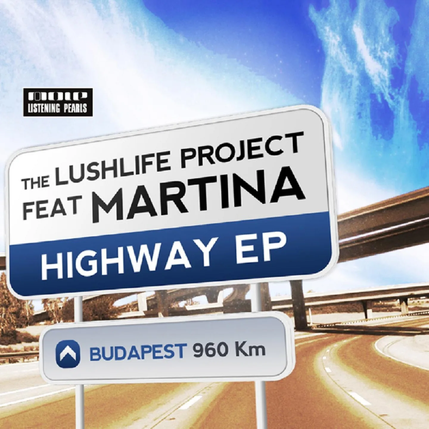 Official album cover art for the release Highway EP by The Lushlife Project