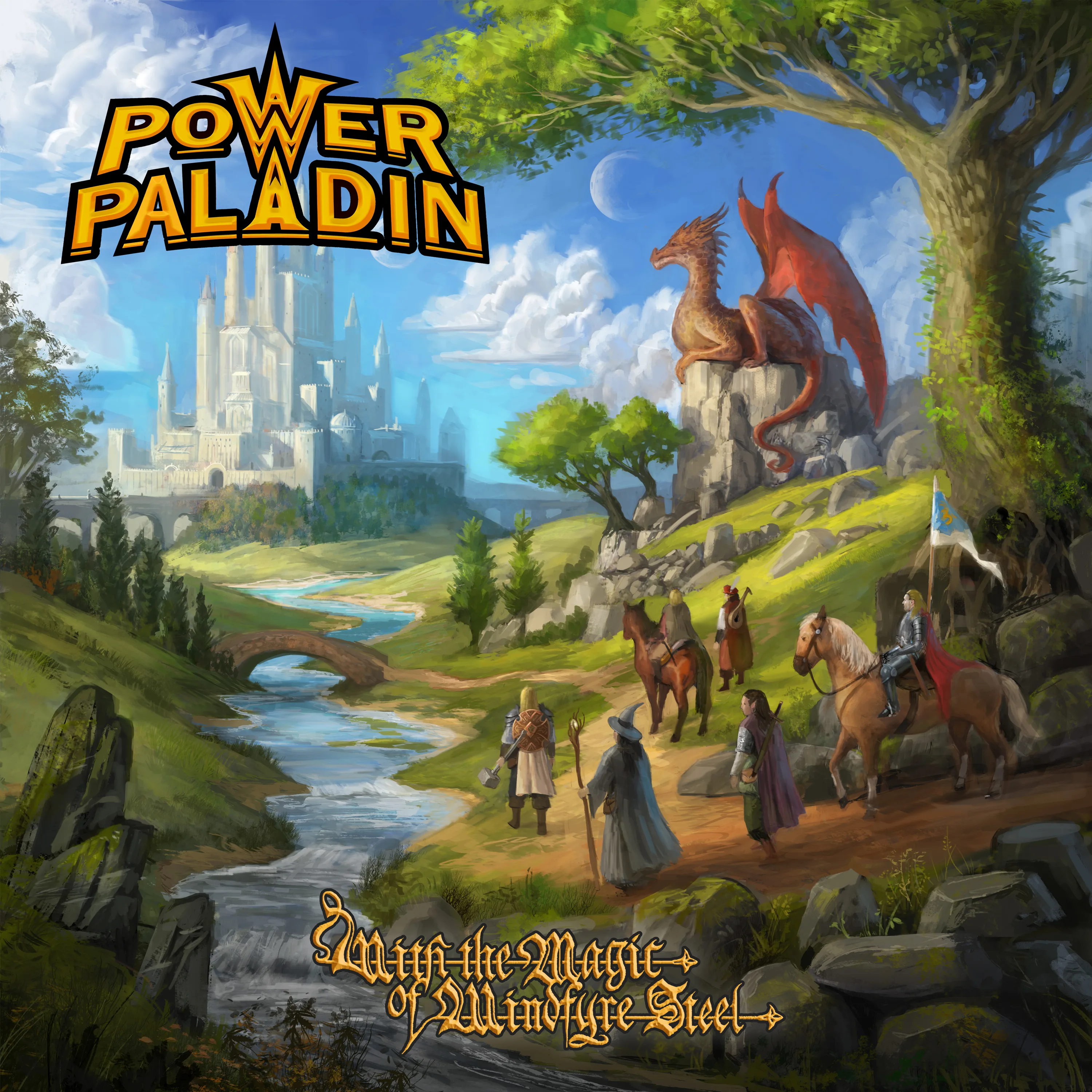 Official album cover art for the release With the Magic of Windfyre Steel by Power Paladin