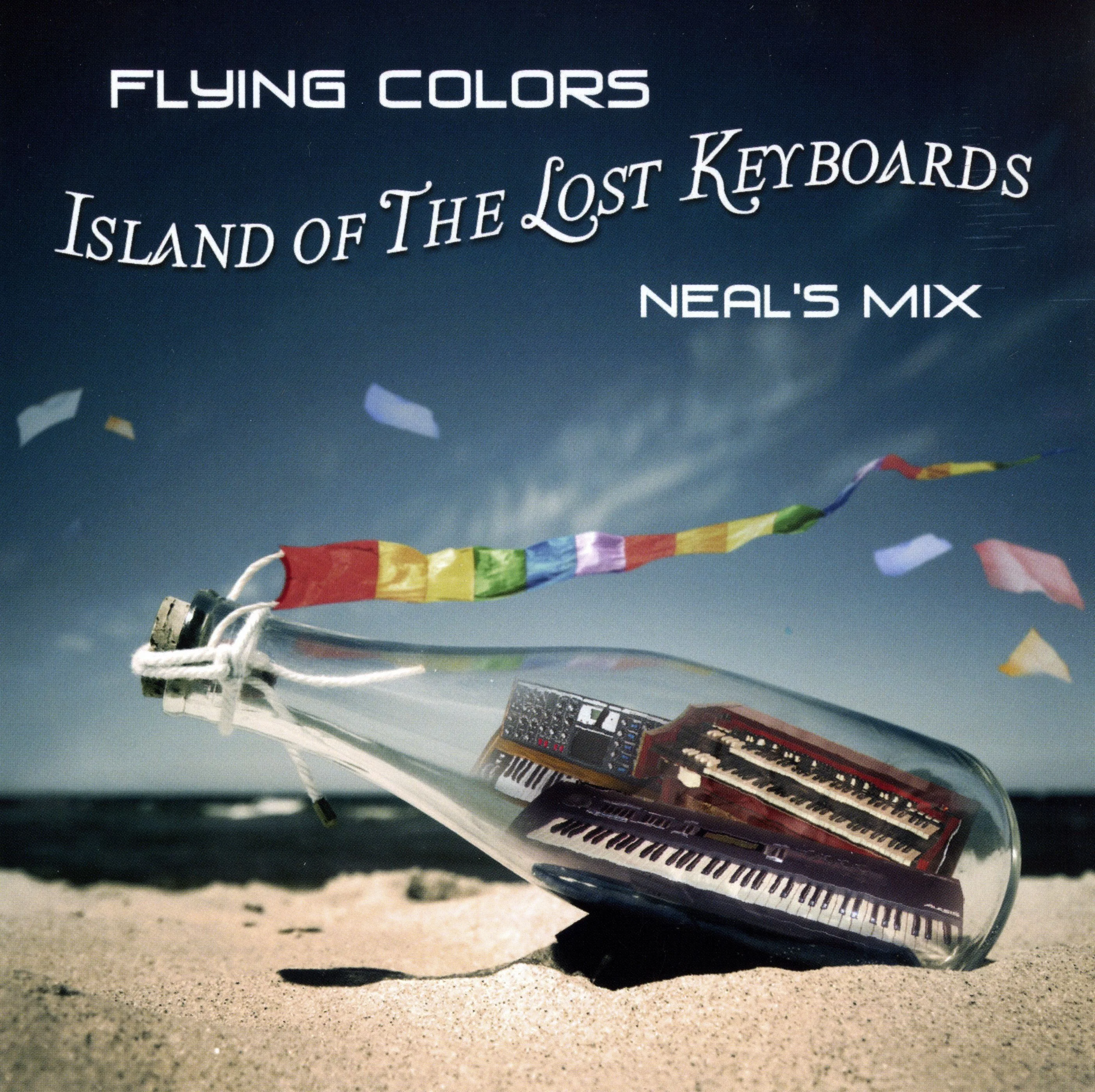 Official album cover art for the release Island of the Lost Keyboards (Neal’s mix) by Flying Colors