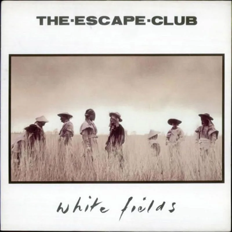 Official album cover art for the release White Fields by The Escape Club