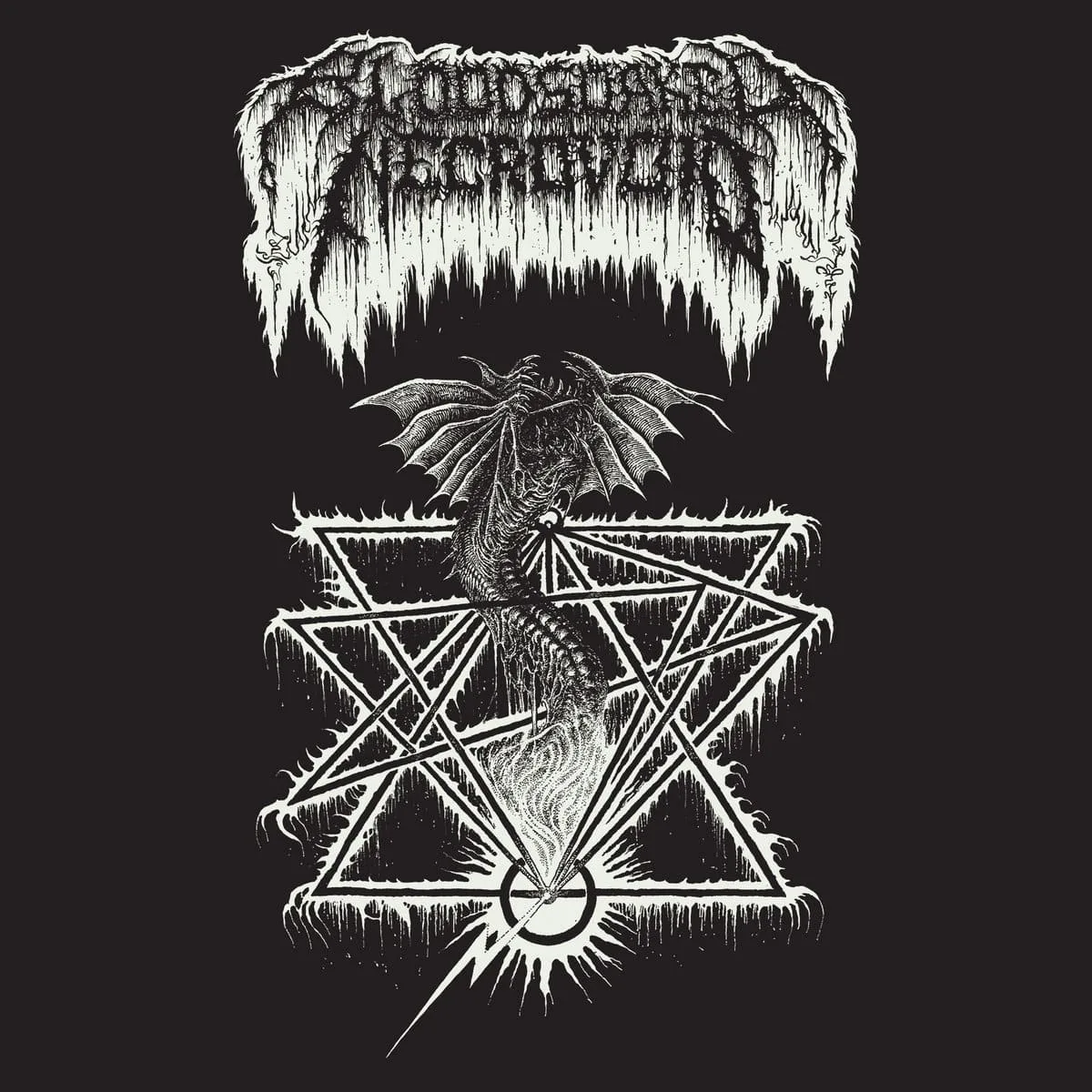 Official album cover art for the release Bloodsoaked Necrovoid by Bloodsoaked Necrovoid