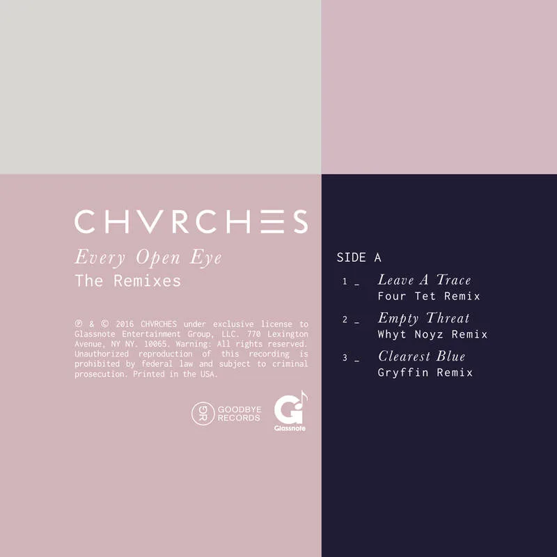 Official album cover artwork for Every Open Eye: The Remixes by CHVRCHES