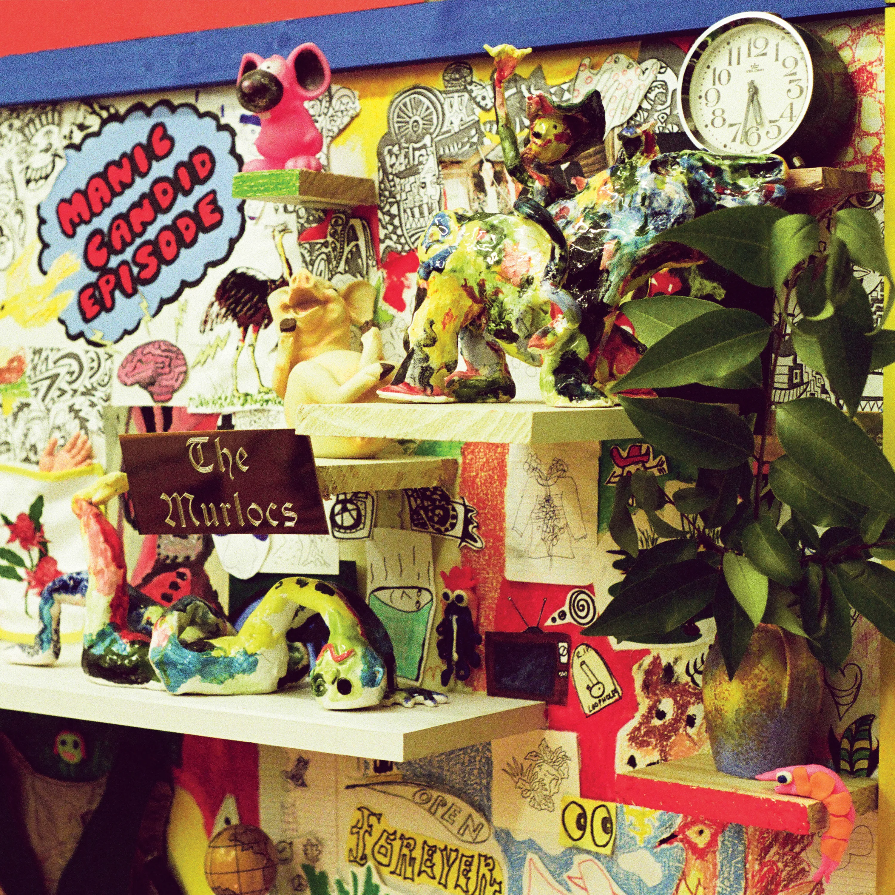 Official album cover art for the release Manic Candid Episode by The Murlocs