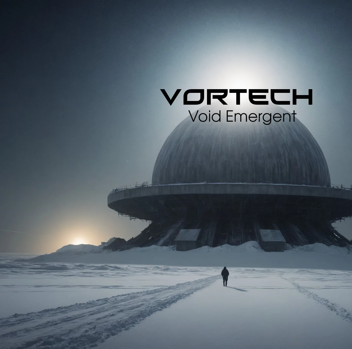 Official album cover art for the release Void Emergent by Vortech