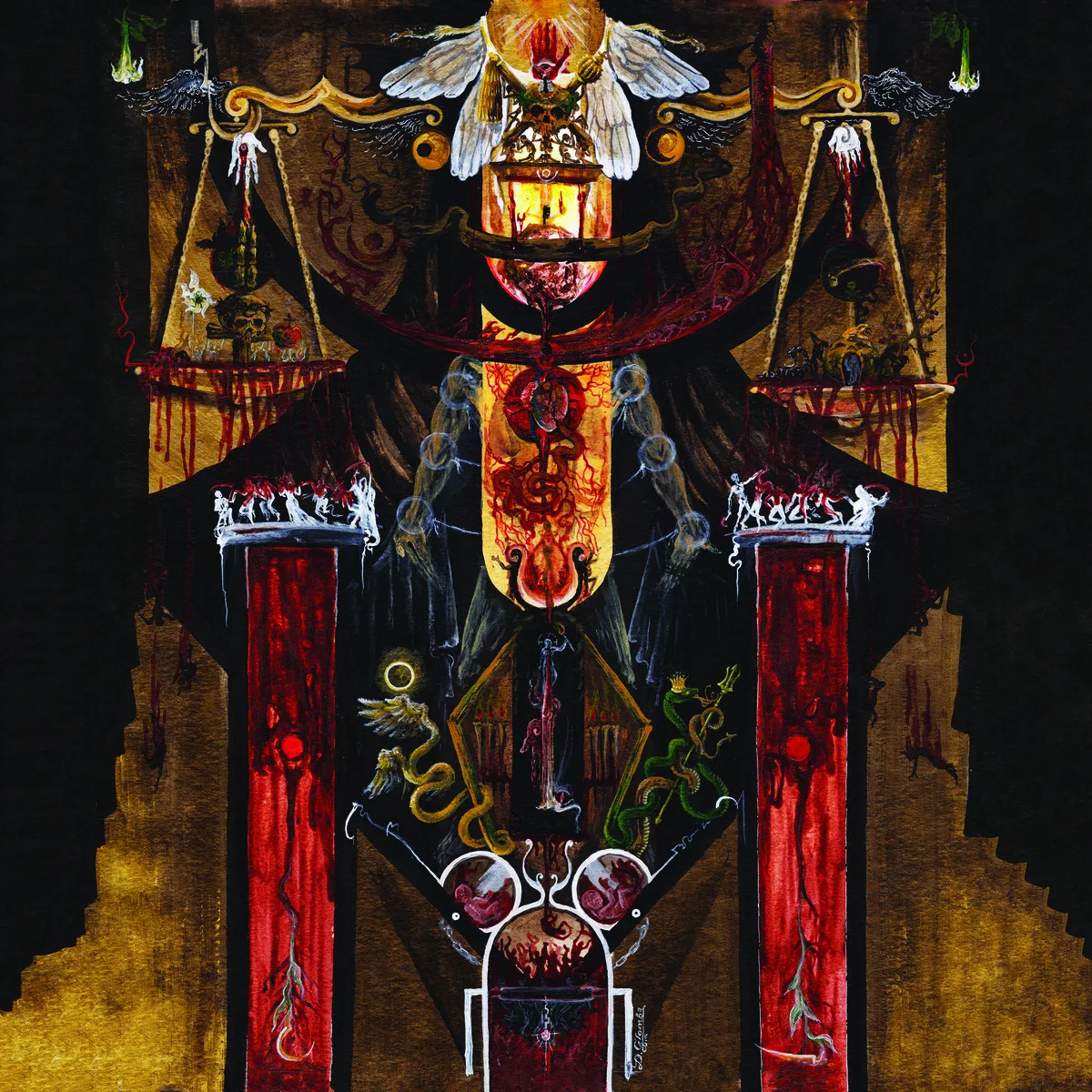 Official album cover art for the release The History Of Death & Burial Rituals Part I by Death Karma