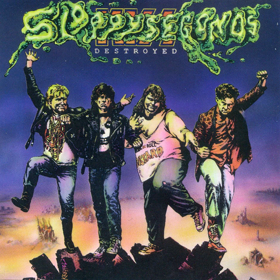 Official album cover art for the release Destroyed by Sloppy Seconds