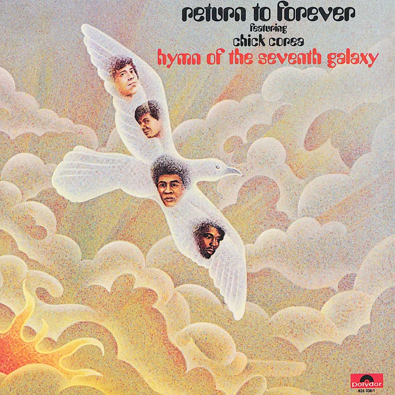 Space Circus, Part I song track artwork featured on the album Hymn of the Seventh Galaxy by Return to Forever