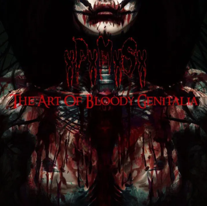 Official album cover art for the release The Art of Bloody Genitalia by xPxMxSx