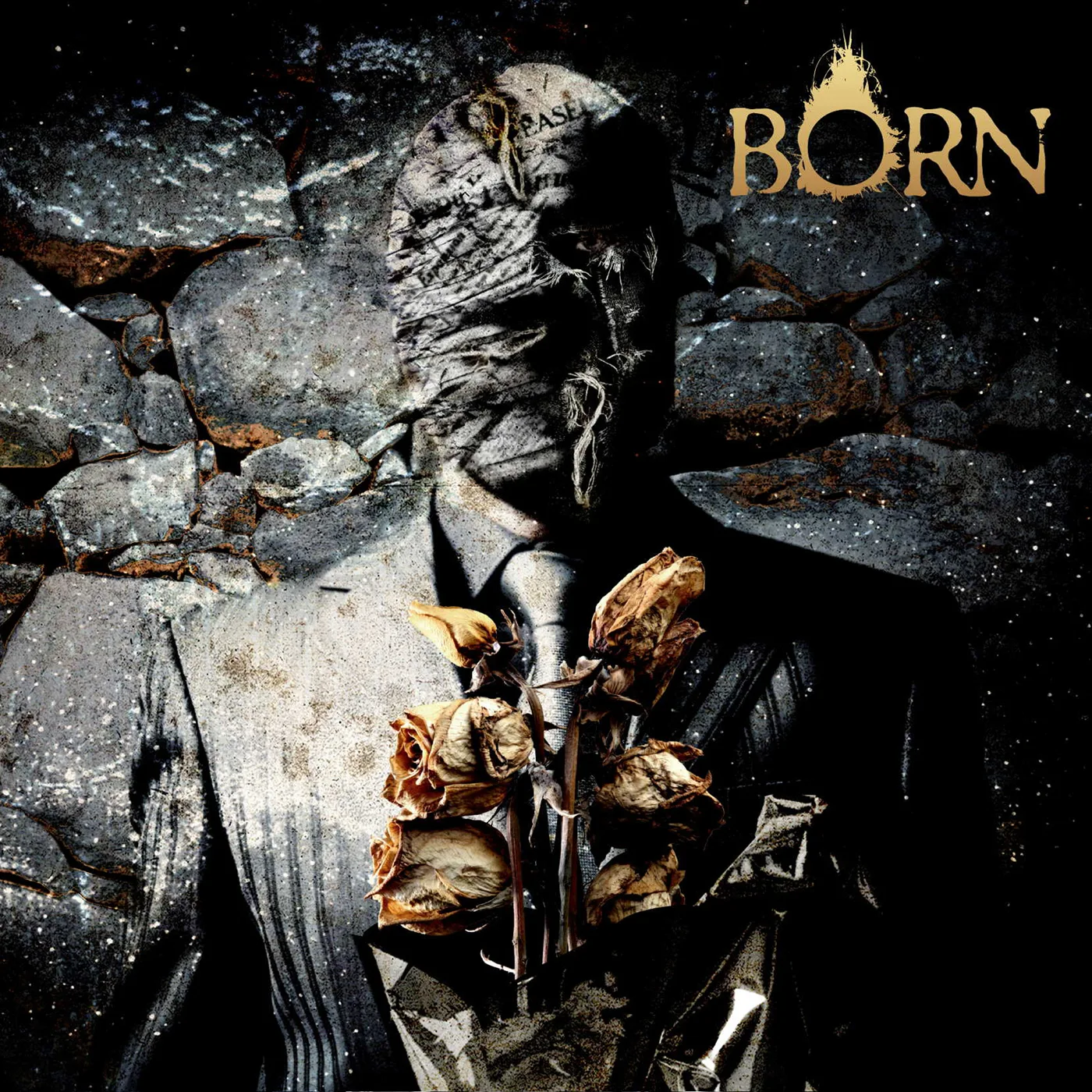 Official album cover art for the release BLACK THEORY MANIA by BORN