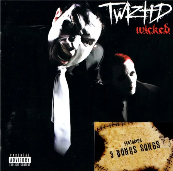 Official album cover art for the release W.I.C.K.E.D. by Twiztid