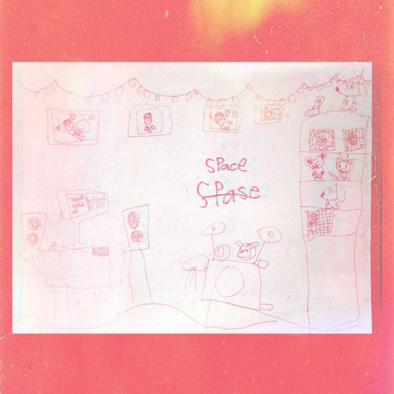 Official album cover art for the release Space/Spase by Sandwich