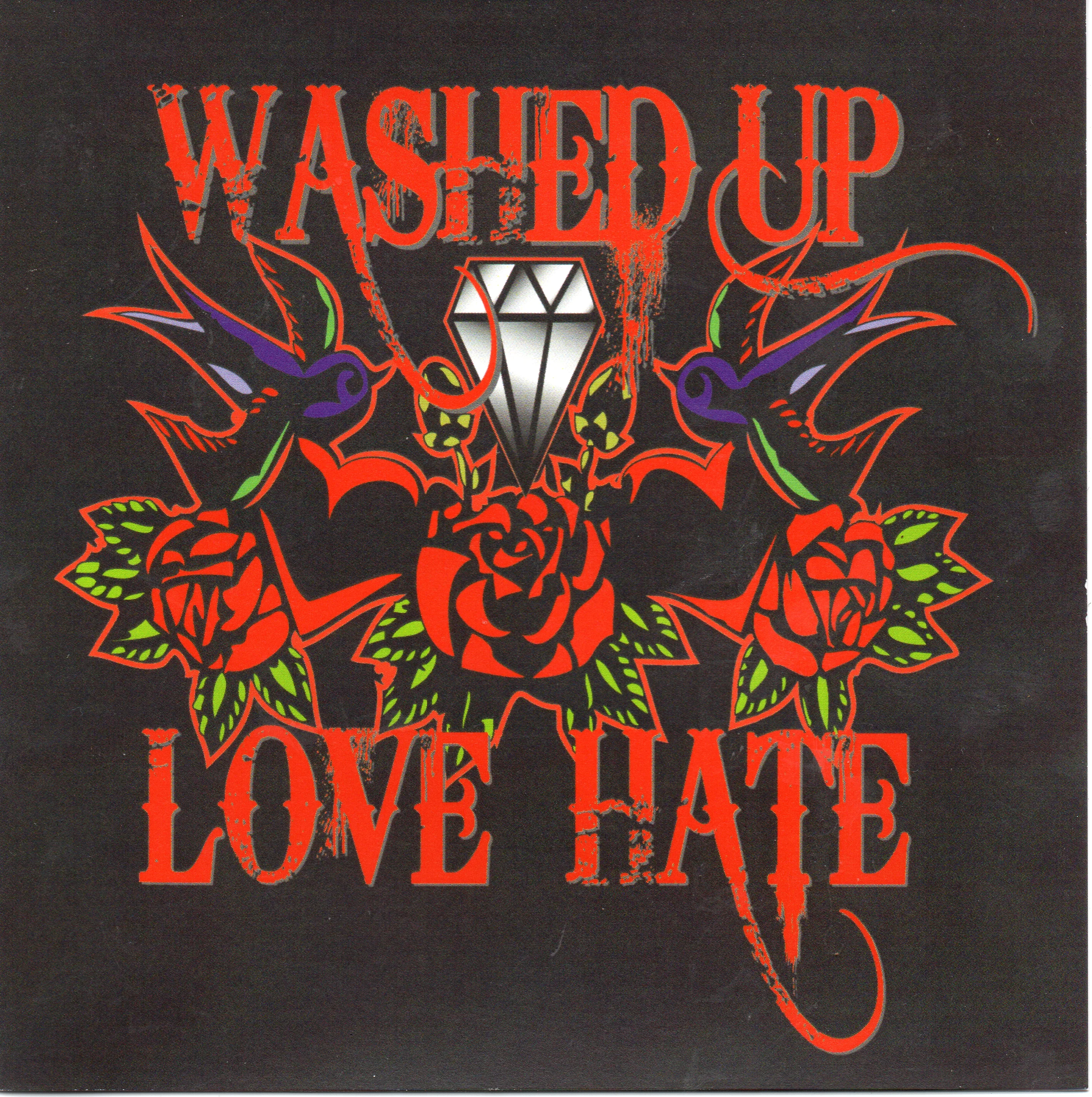Official album cover art for the release Love Hate by Washed Up