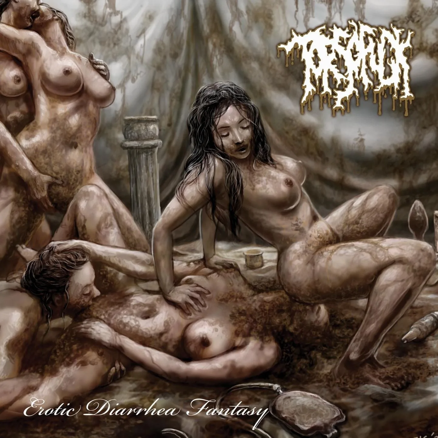 Official album cover artwork for Erotic Diarrhea Fantasy / As Semen Blends to Rot by Torsofuck