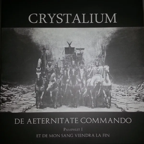 Official album cover art for the release De Aeternitate Commando by Crystalium