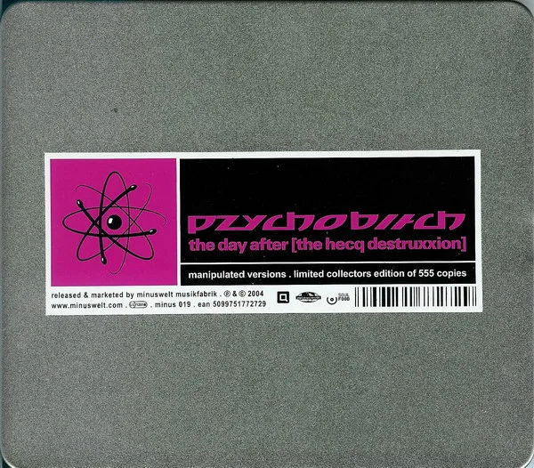 Official album cover art for the release The Day After (The Hecq Destruxxion) by Pzychobitch