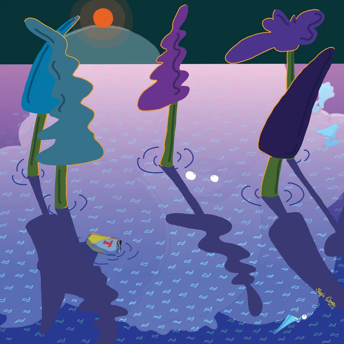 Official album cover art for the release Pond Life by Bikini Body