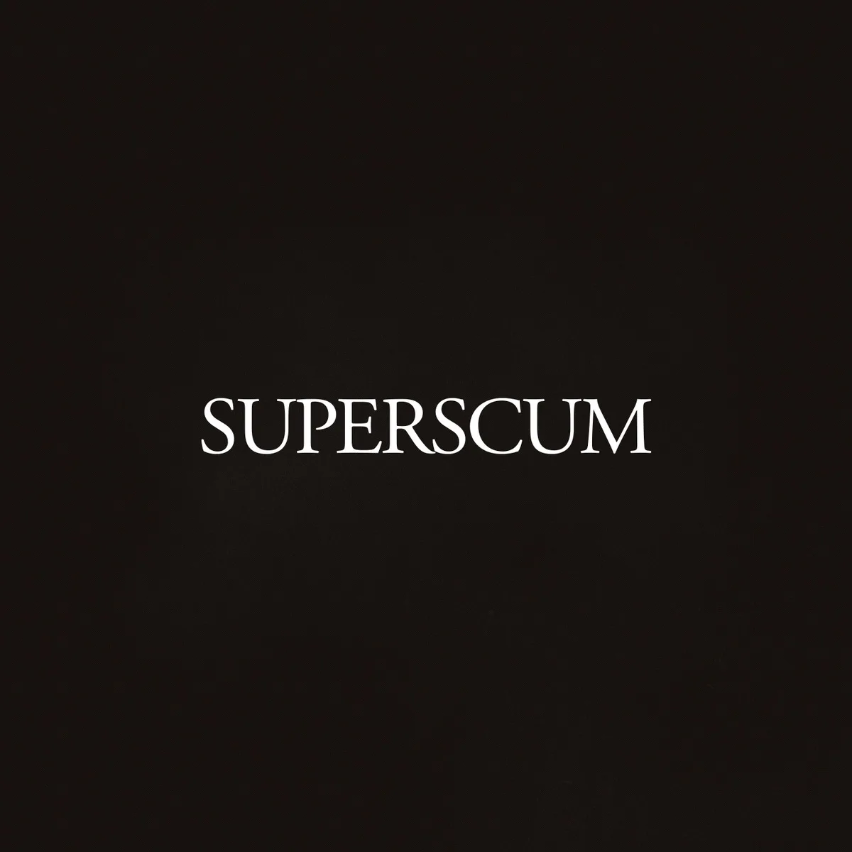 Official album cover art for the release Superscum by SuperScum