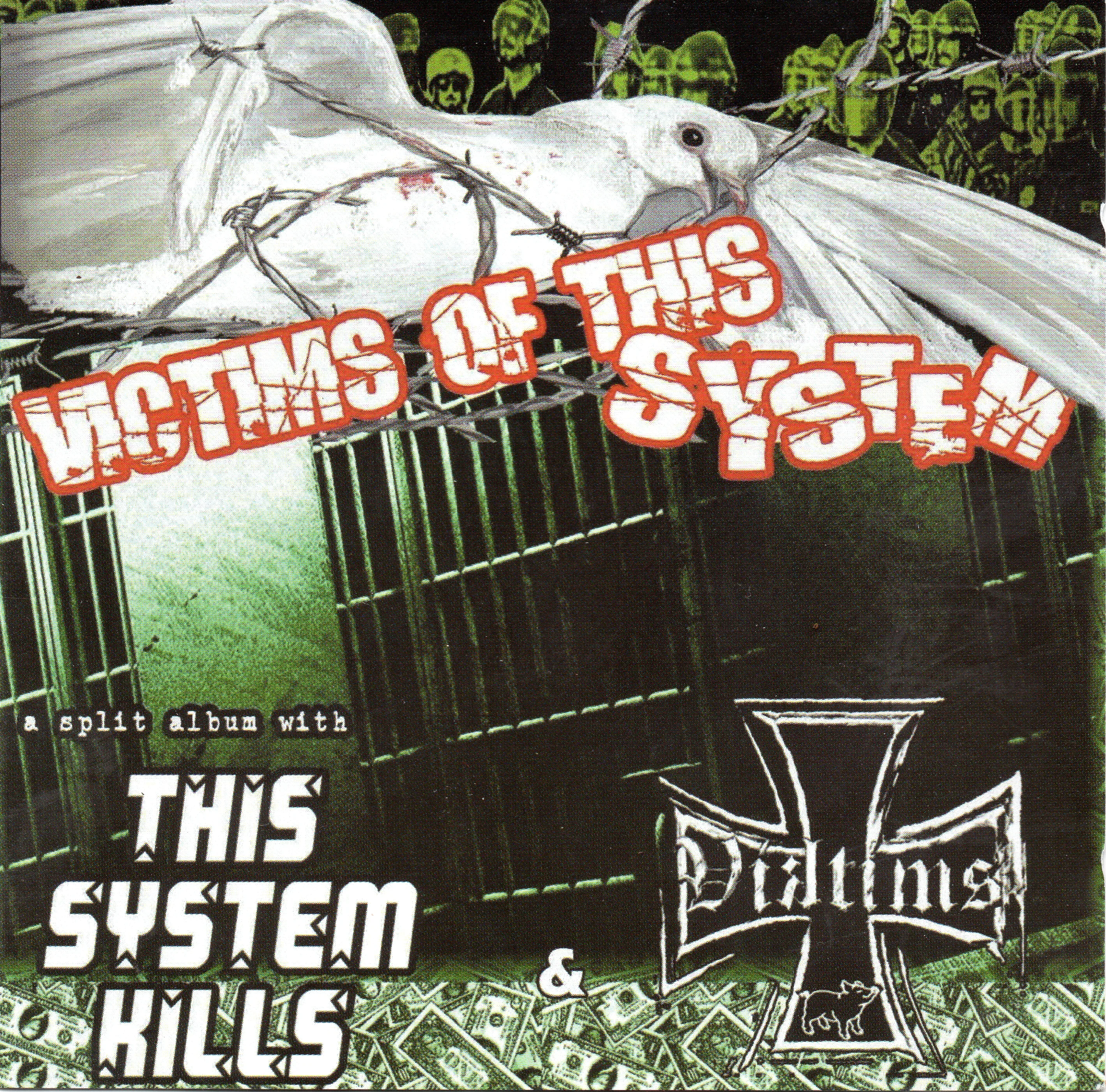 Official album cover art for the release Victims of This System by This System Kills