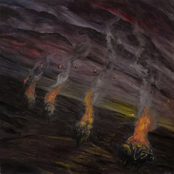 Official album cover art for the release Below the Hengiform by Malthusian