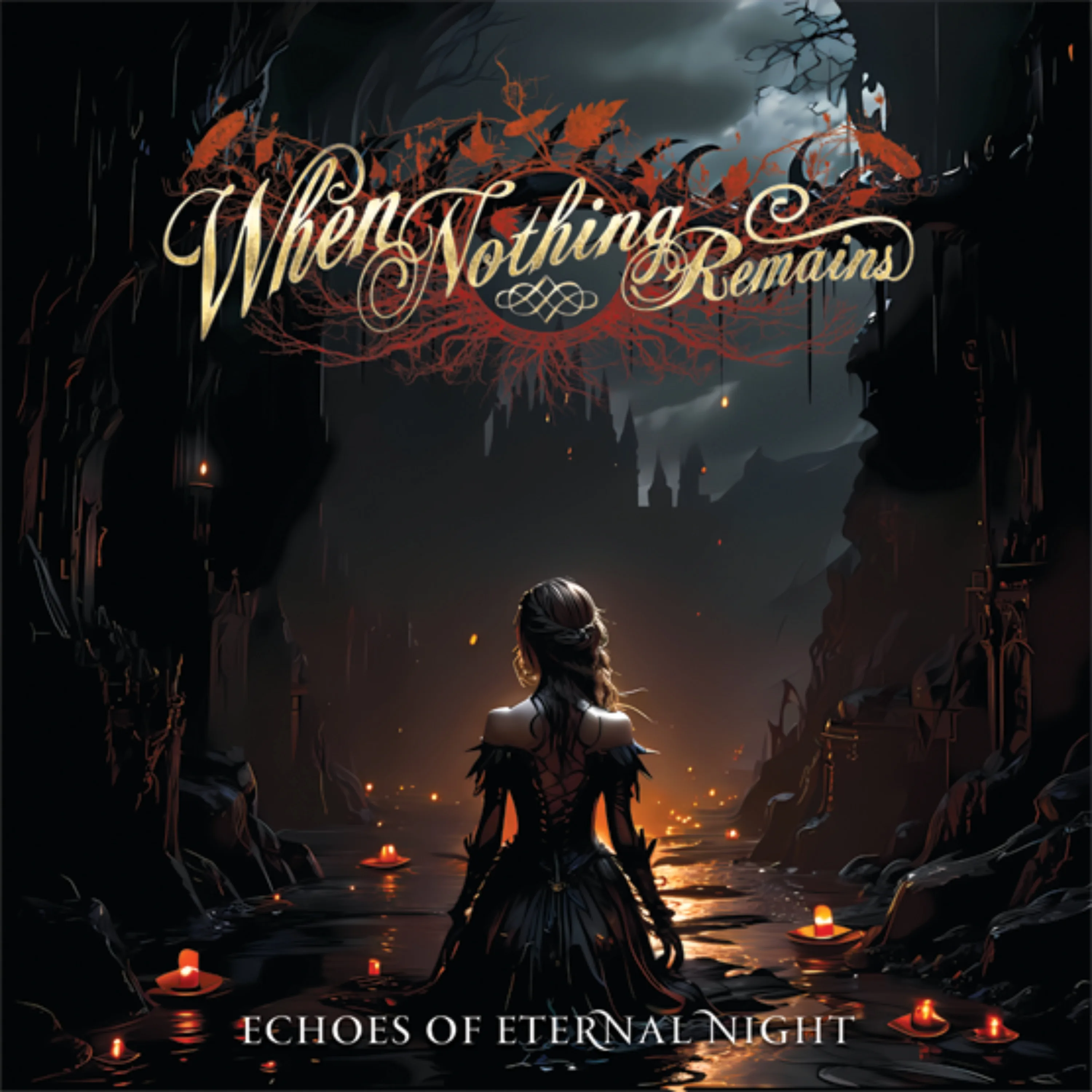 Official album cover art for the release Echoes of Eternal Night by When Nothing Remains