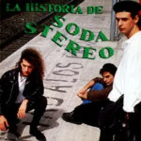 Official album cover art for the release La historia de Soda Stereo by Soda Stereo